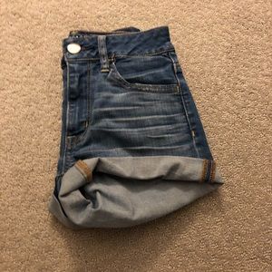 American Eagle High Waisted Denim Shorts